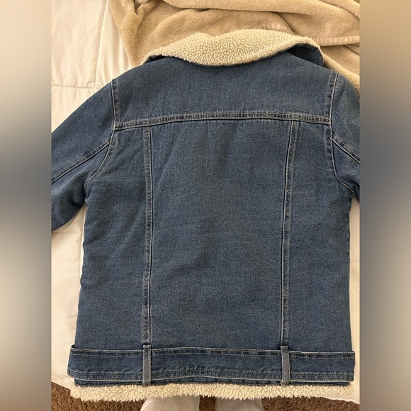 Calvin Klein Denim Sherpa Jacket - Picture 3 of 7